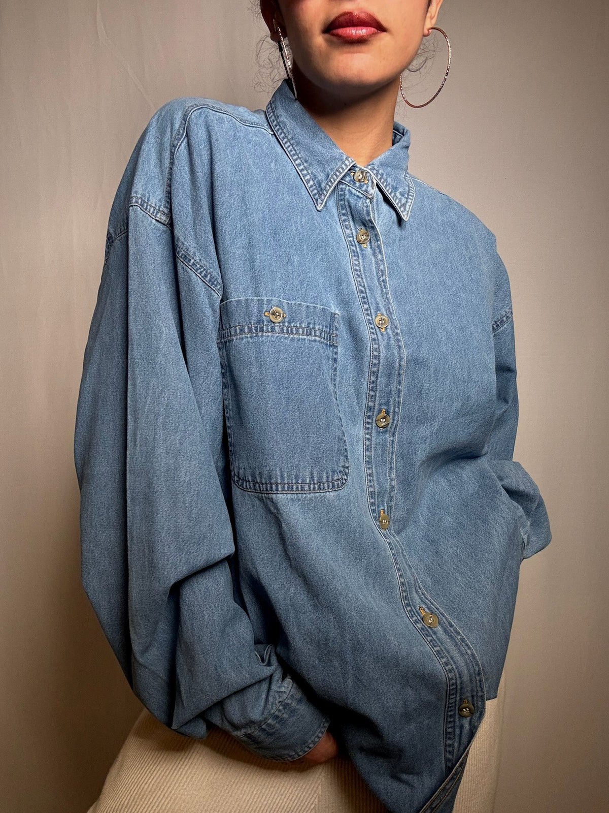 Vintage L Denim Shirt