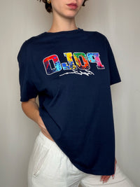 T-shirt bleu marine Polo RL L vintage