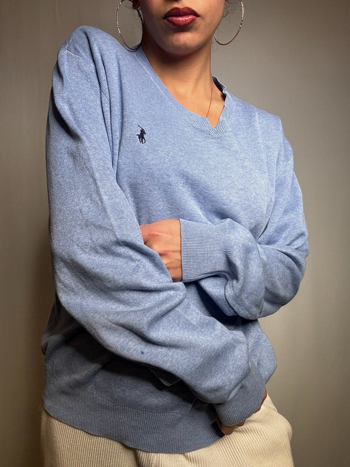 Pull bleu Ralph Lauren M vintage