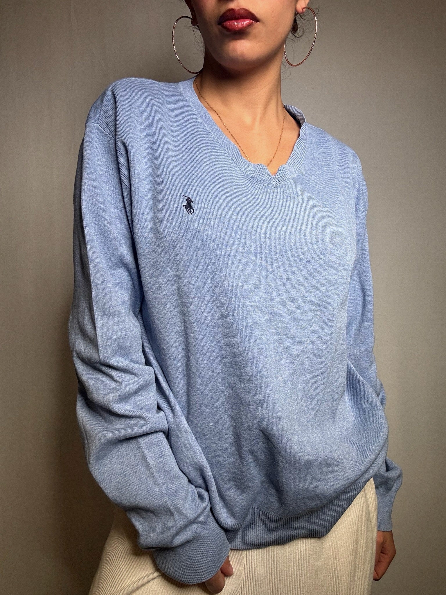 Pull bleu Ralph Lauren M vintage