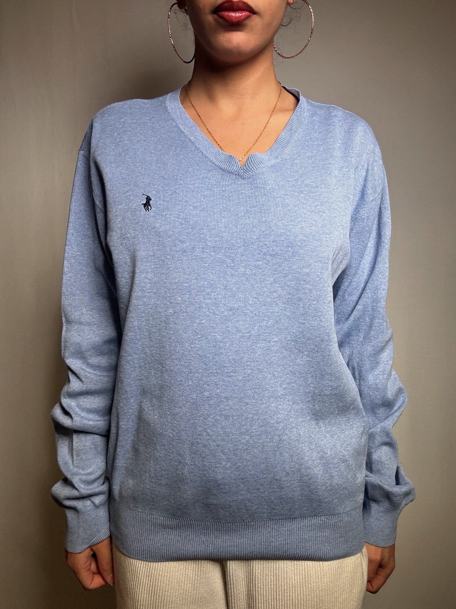 Pull bleu Ralph Lauren M vintage