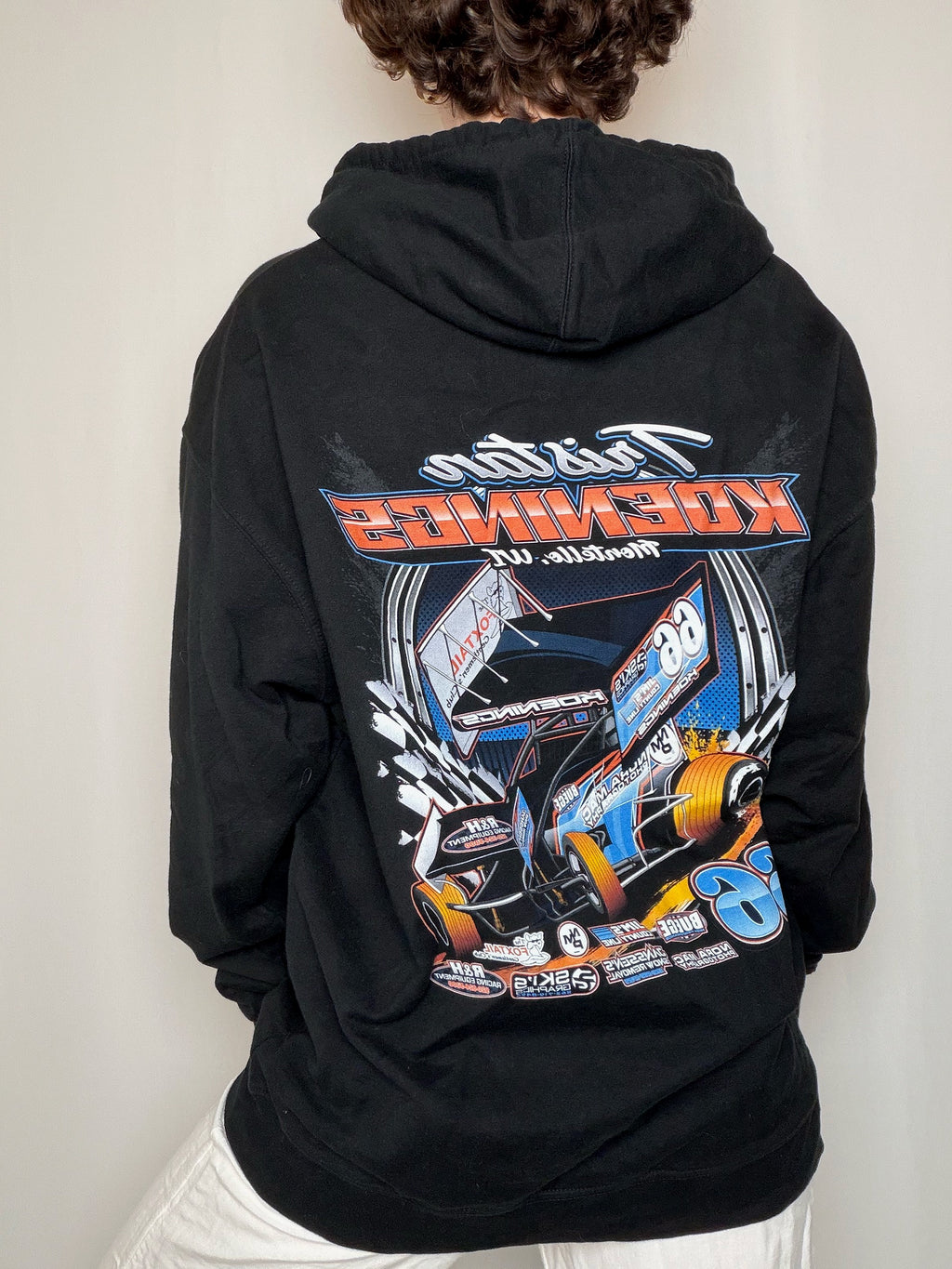 Sweat racing noir XL vintage