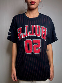 Tee shirt rayé Bulls L vintage
