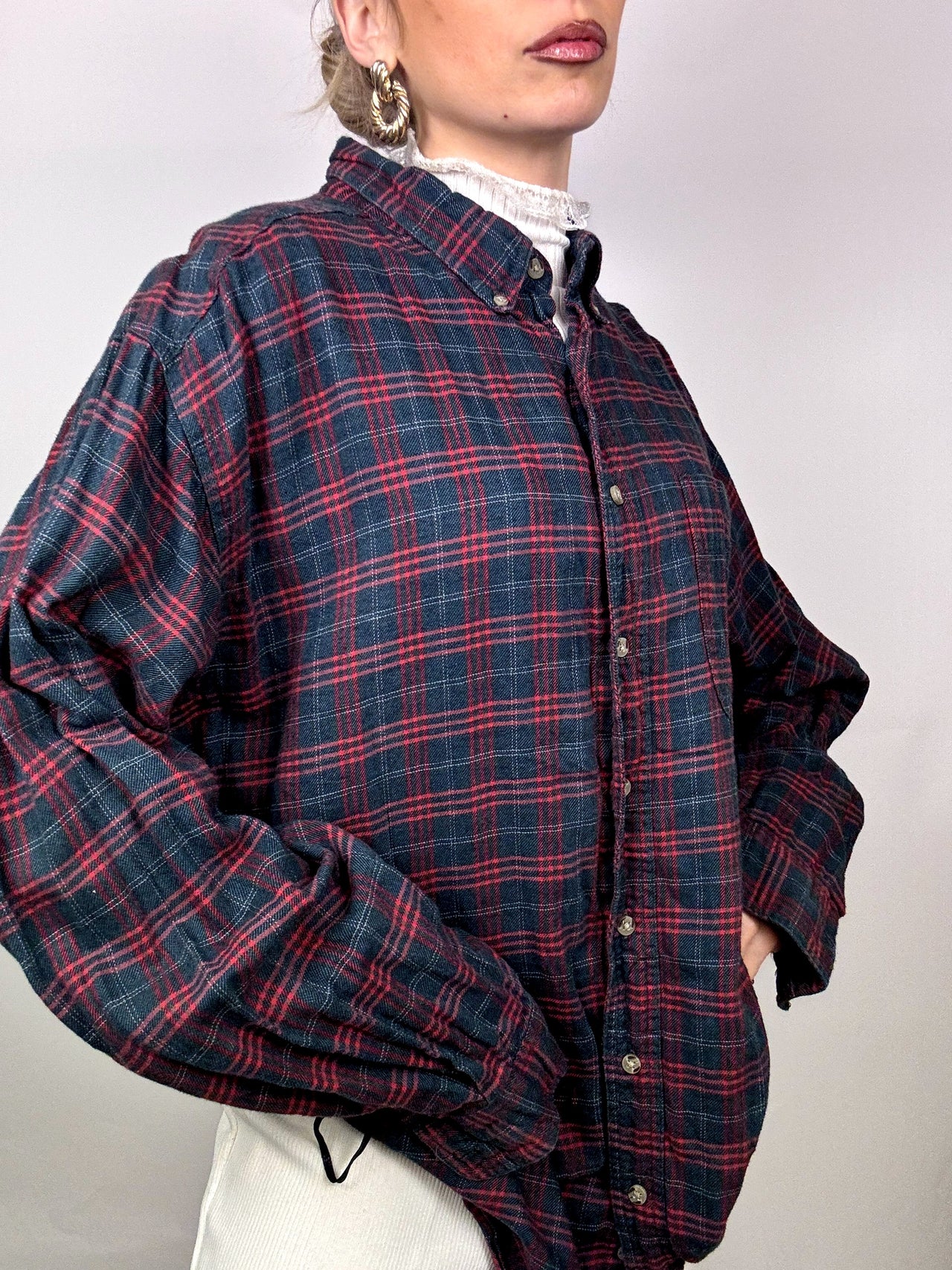 Chemise douce à carreaux WRANGLER XL vintage