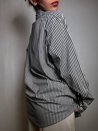 Gestreiftes Ralph Lauren Tunikahemd L Vintage