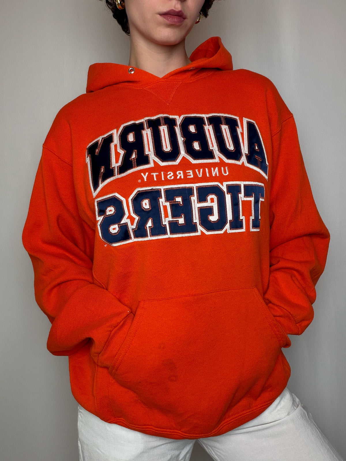 Sweat orange University L vintage