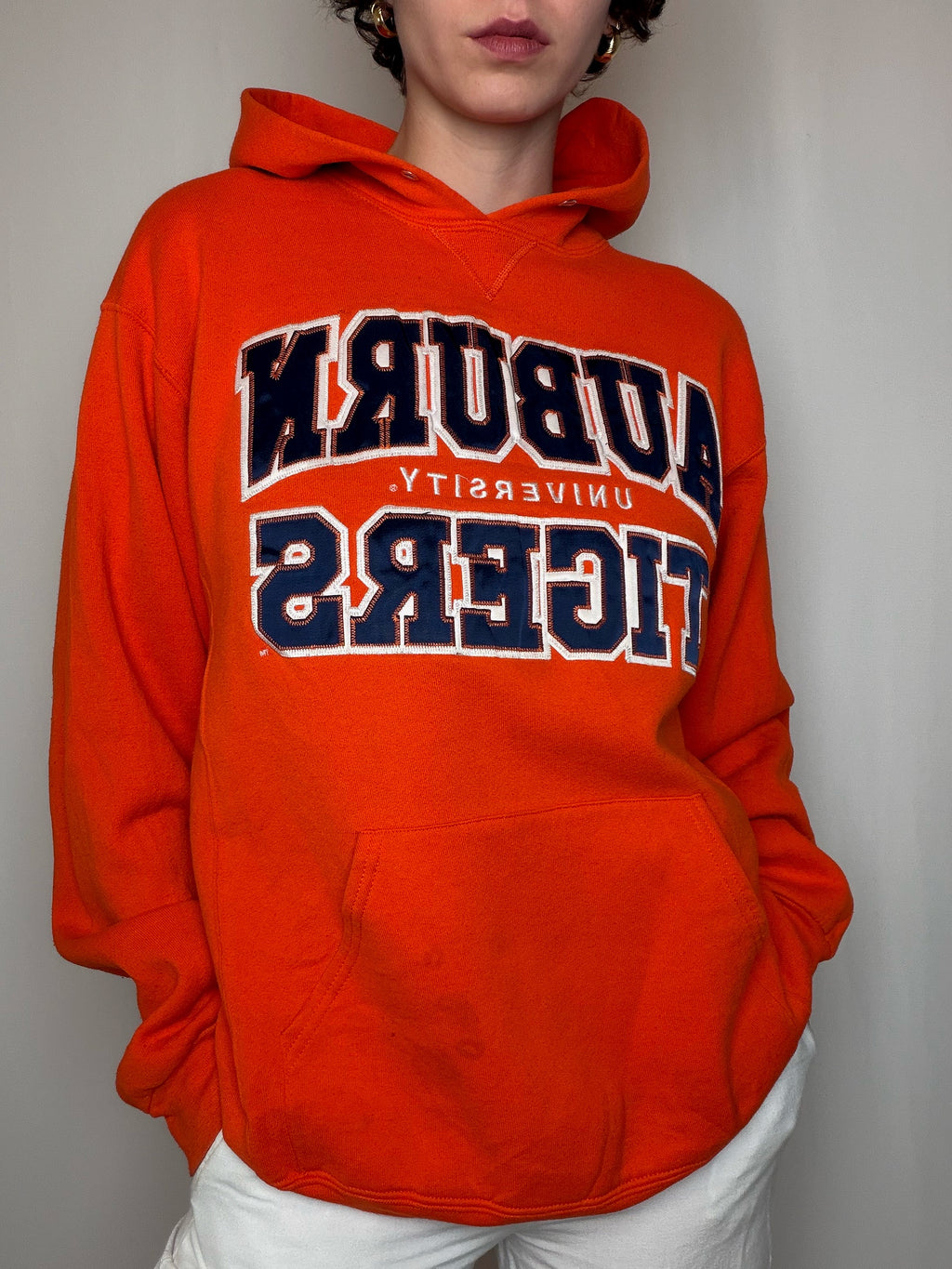 Sweat orange University L vintage