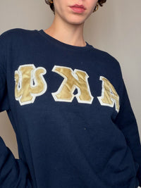 Sweat bleu University M vintage