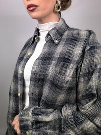 Vintage L/XL Plaid Thick Shirt