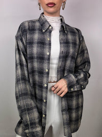 Vintage L/XL Plaid Thick Shirt