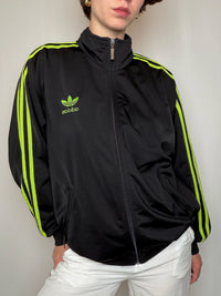 Jacket de sport noir Adidas S/M vintage