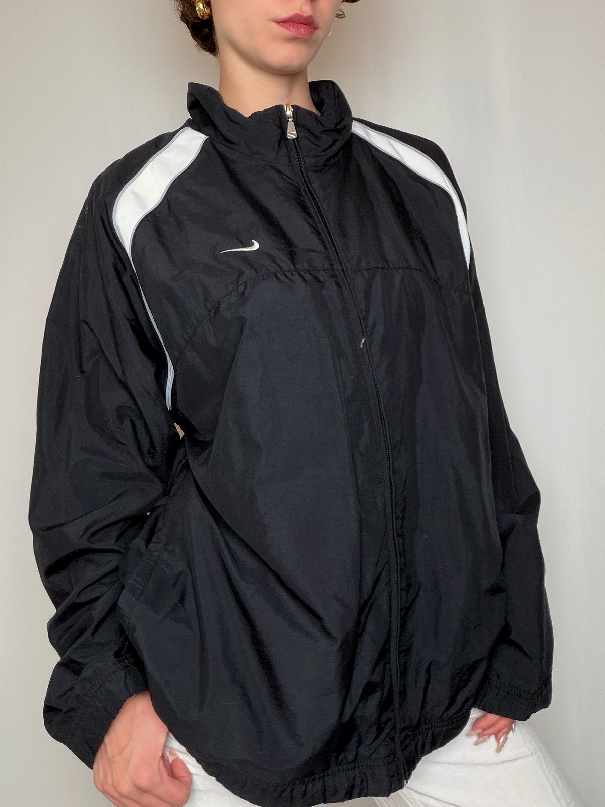 Jacket de sport noir Nike XL vintage