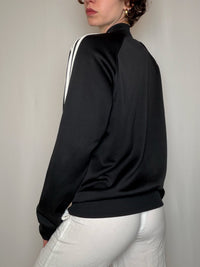 Jacket de sport noir Adidas M vintage