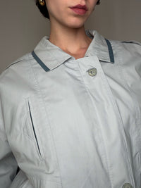 Veste coupe-vent grise XL vintage