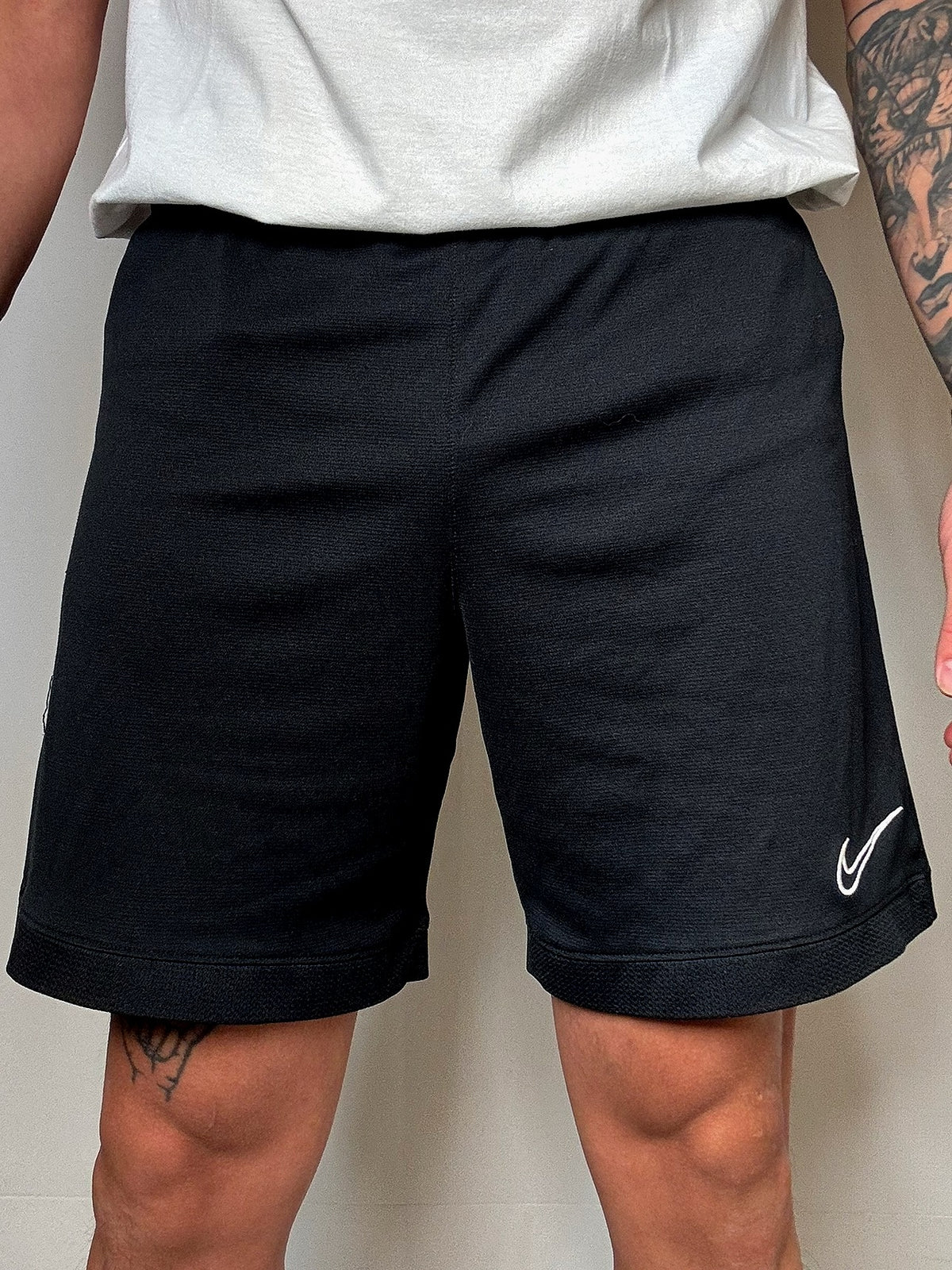 Short de sport noir Nike L vintage