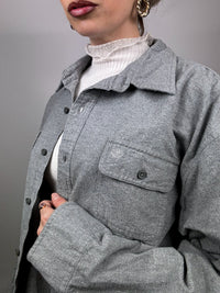 Vintage TIMBERLAND 2XL Grey Thick Shirt