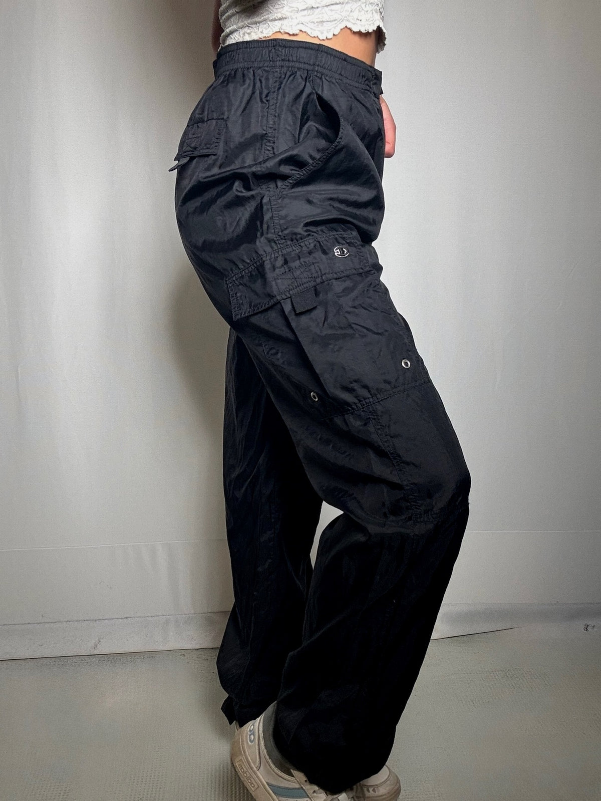 Jogging noir Champion S vintage