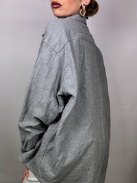 Vintage TIMBERLAND 2XL Grey Thick Shirt