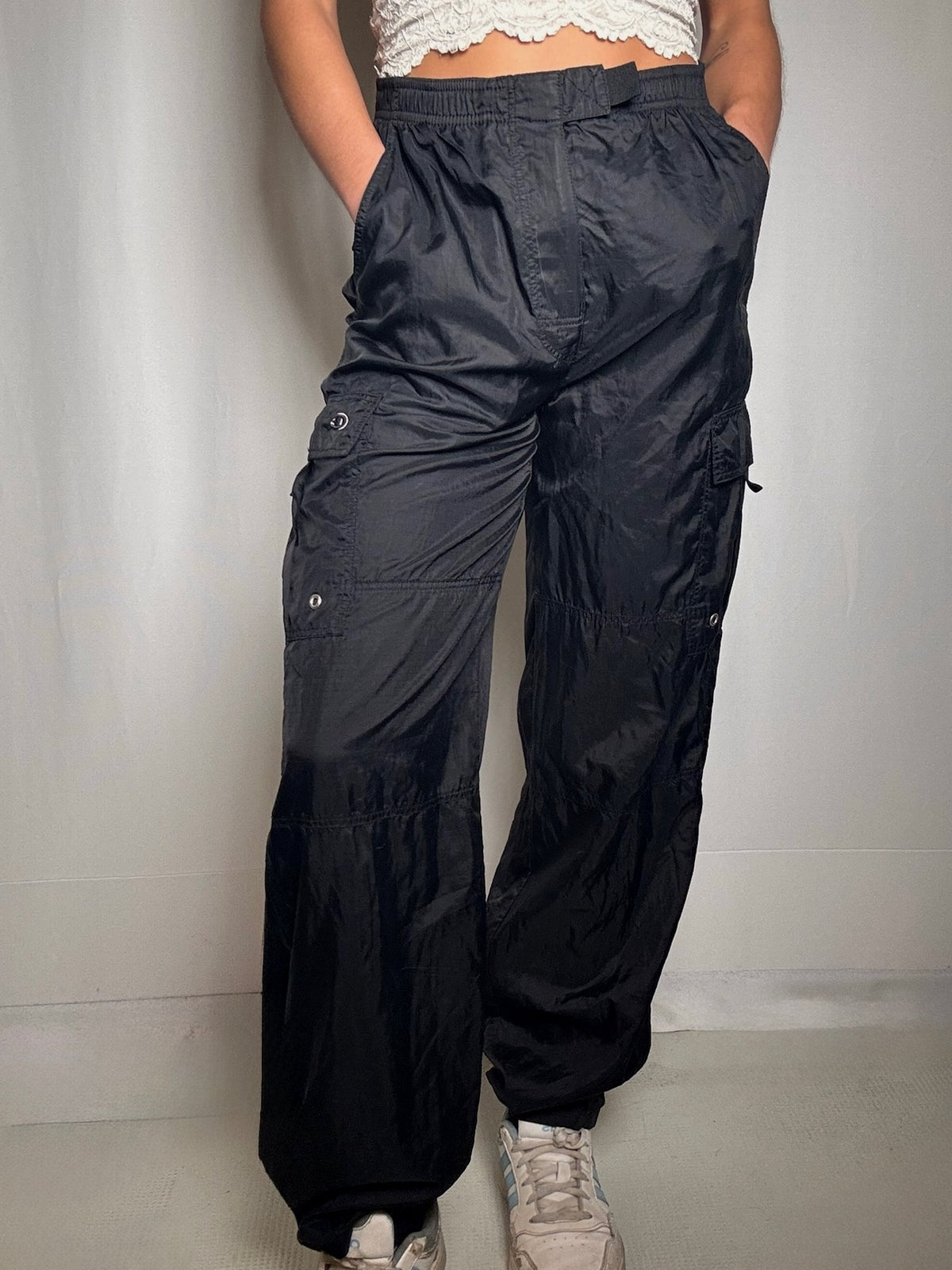 Jogging noir Champion S vintage
