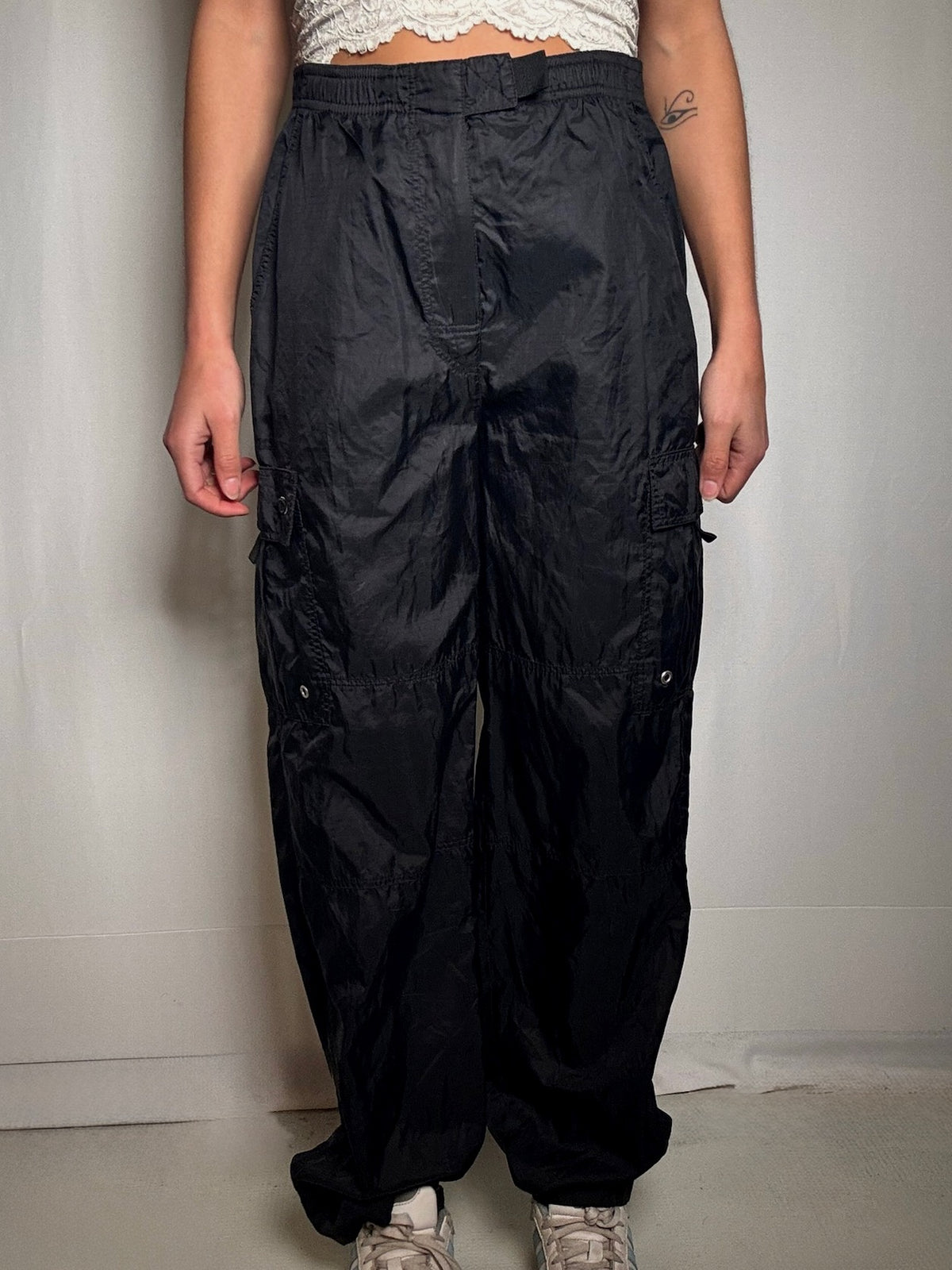 Jogging noir Champion S vintage
