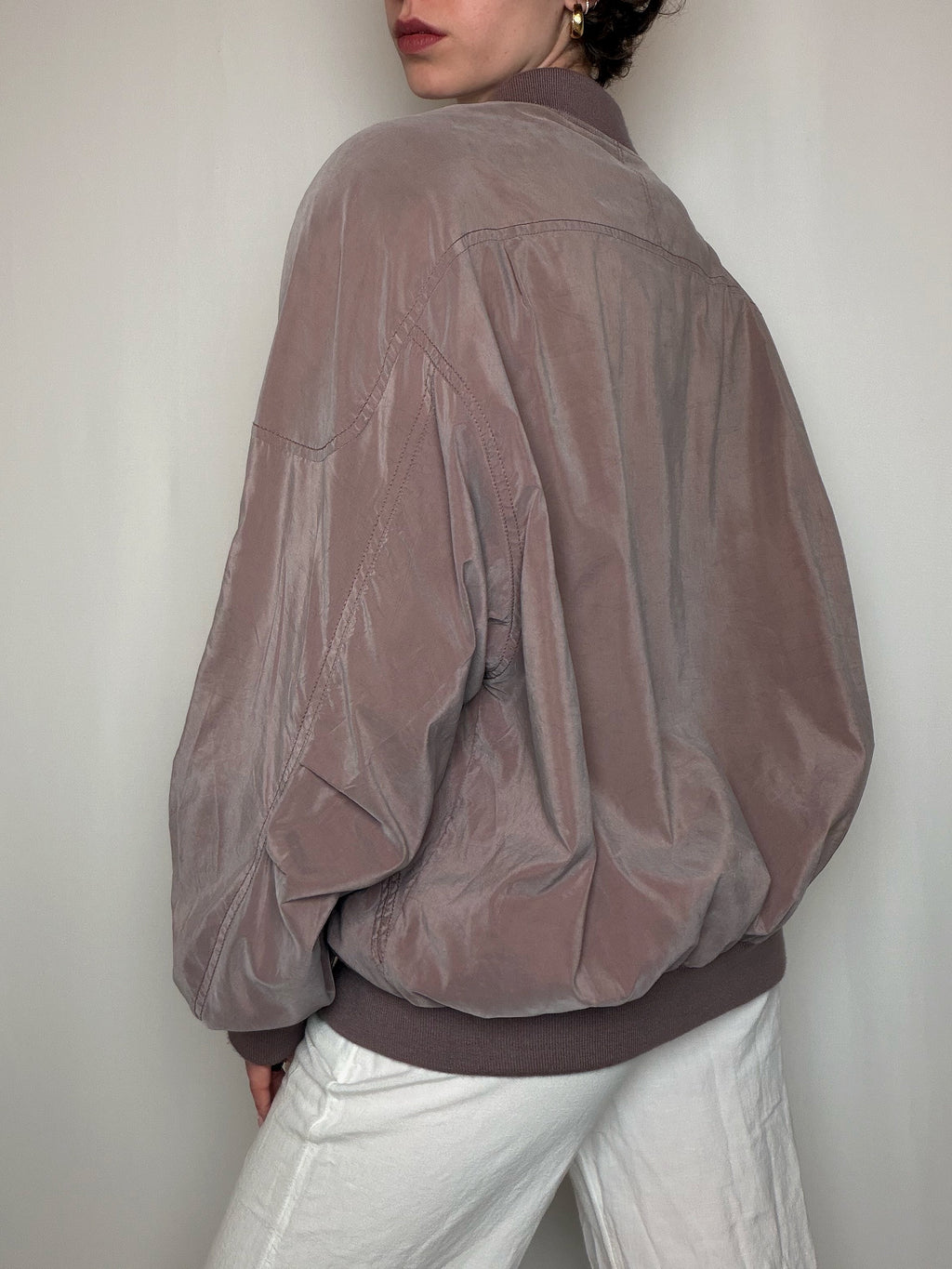 Bomber lilas L vintage