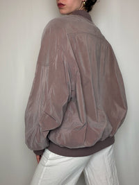 Bomber lilas L vintage