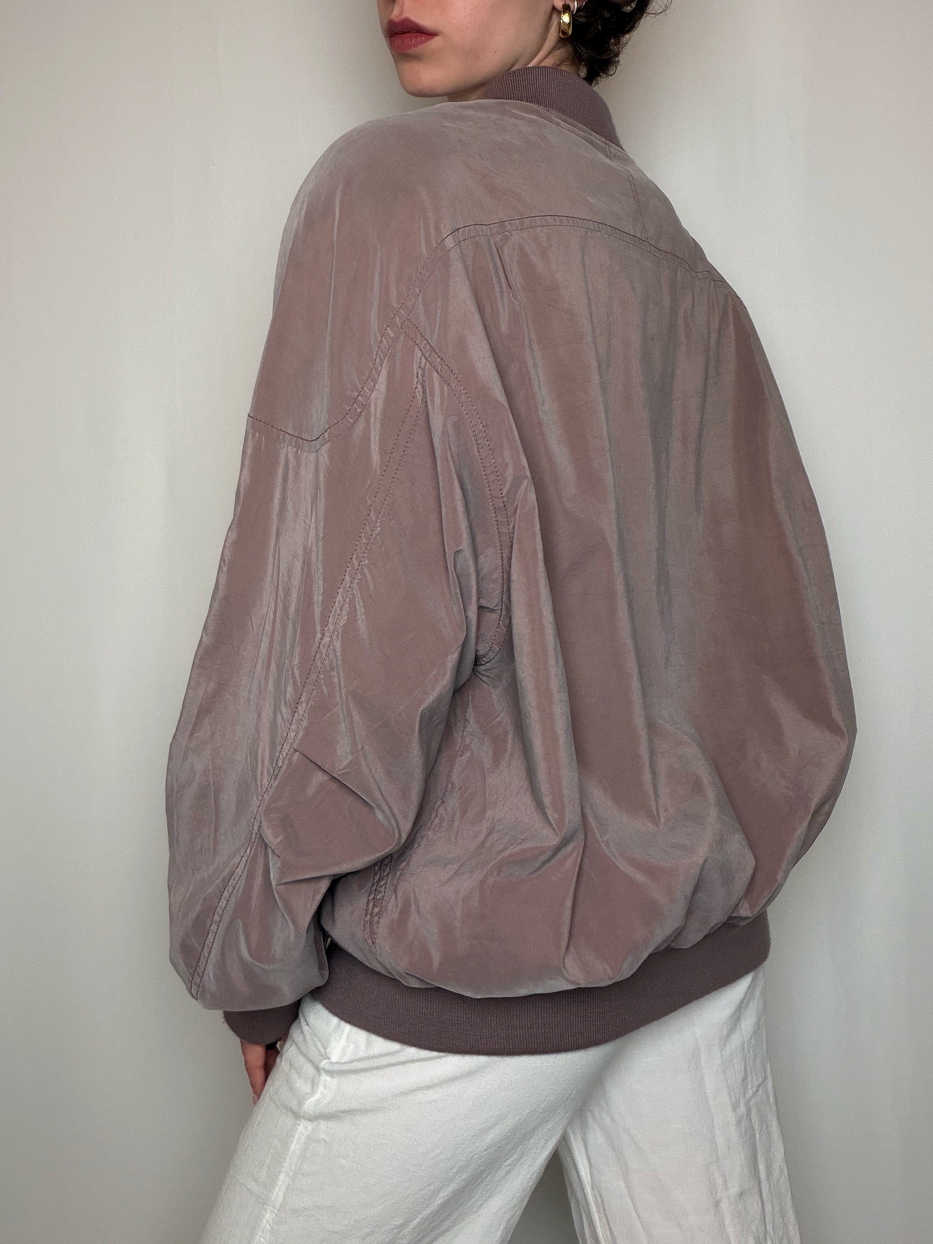 Bomber lilas L vintage