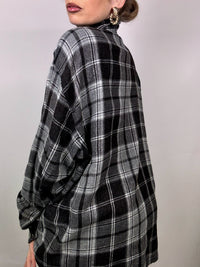 Vintage XL Dickes kariertes Hemd