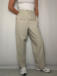 Pantalon chino beige Adidas S vintage