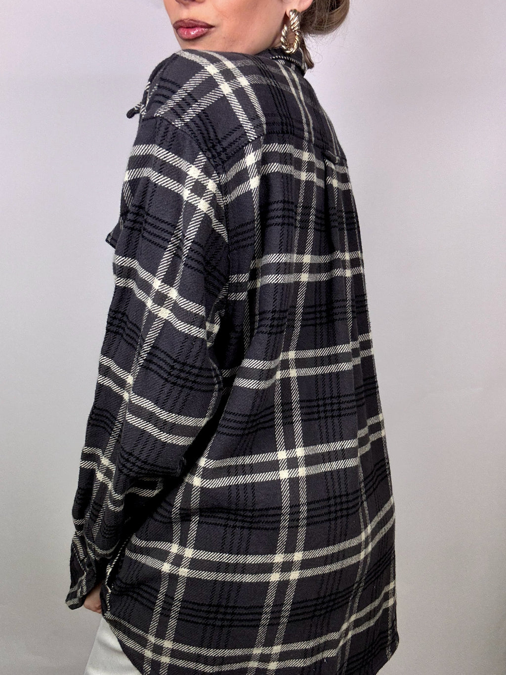 Vintage XL Thick Plaid Shirt