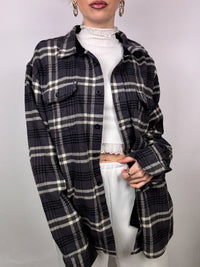 Vintage XL Thick Plaid Shirt