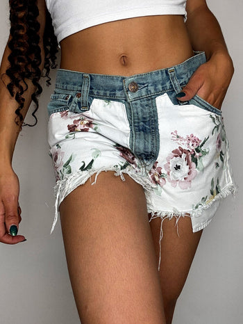 Short upcyclé LEVI'S S vintage