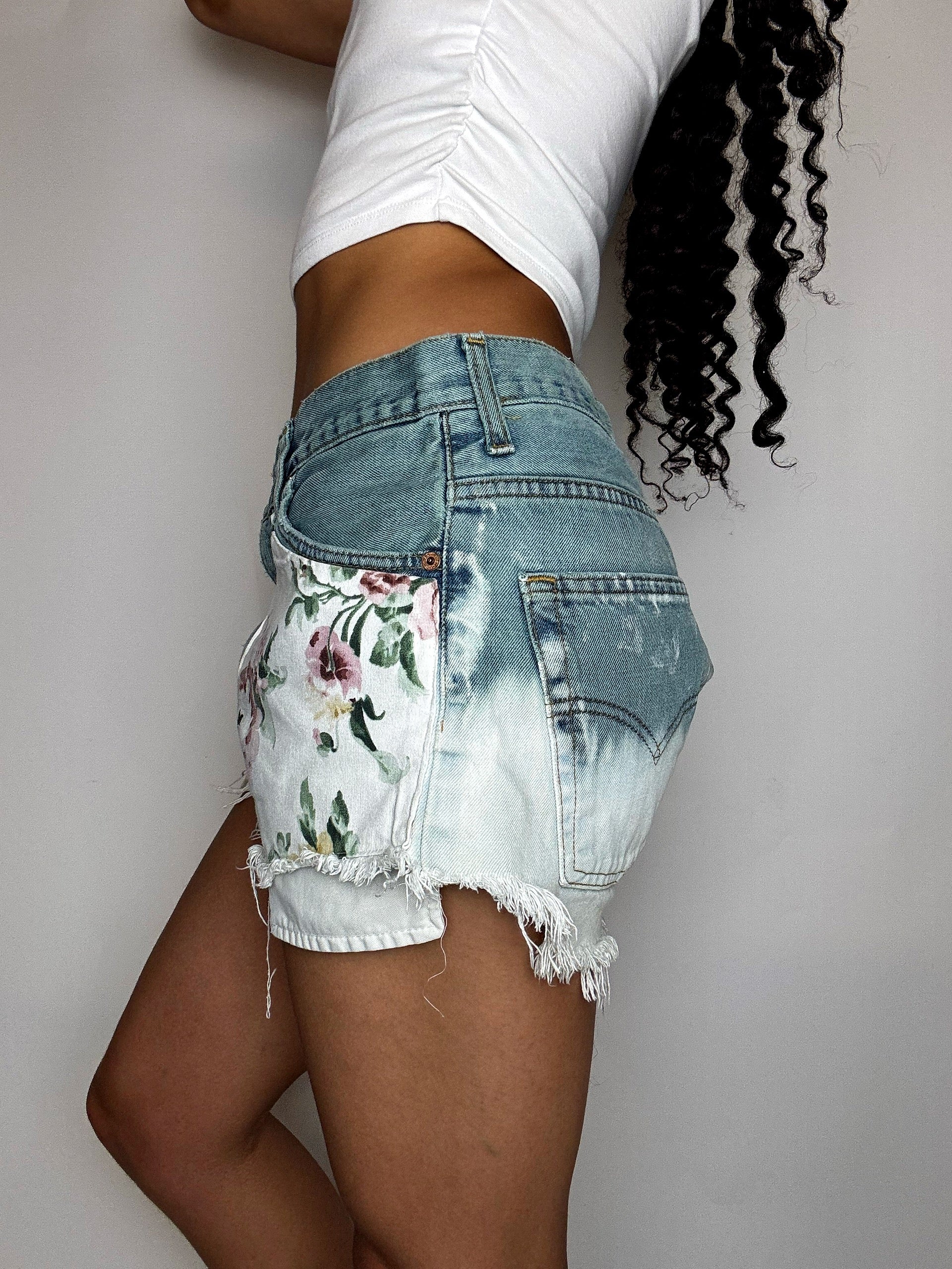 Short upcyclé LEVI'S S vintage