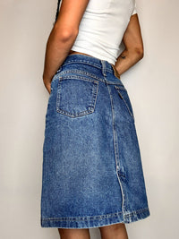 Jupe en jean midi M/L vintage