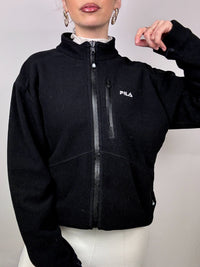 FILA L/XL Vintage Black Fleece