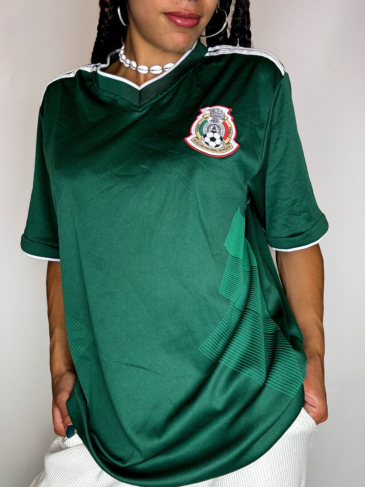 SELECCION NACIONAL DE MEXICO S Vintage-Fußballtrikot 
