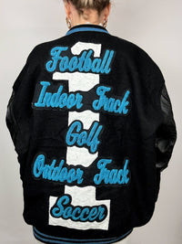 Bomber bi matière noir 3XL vintage