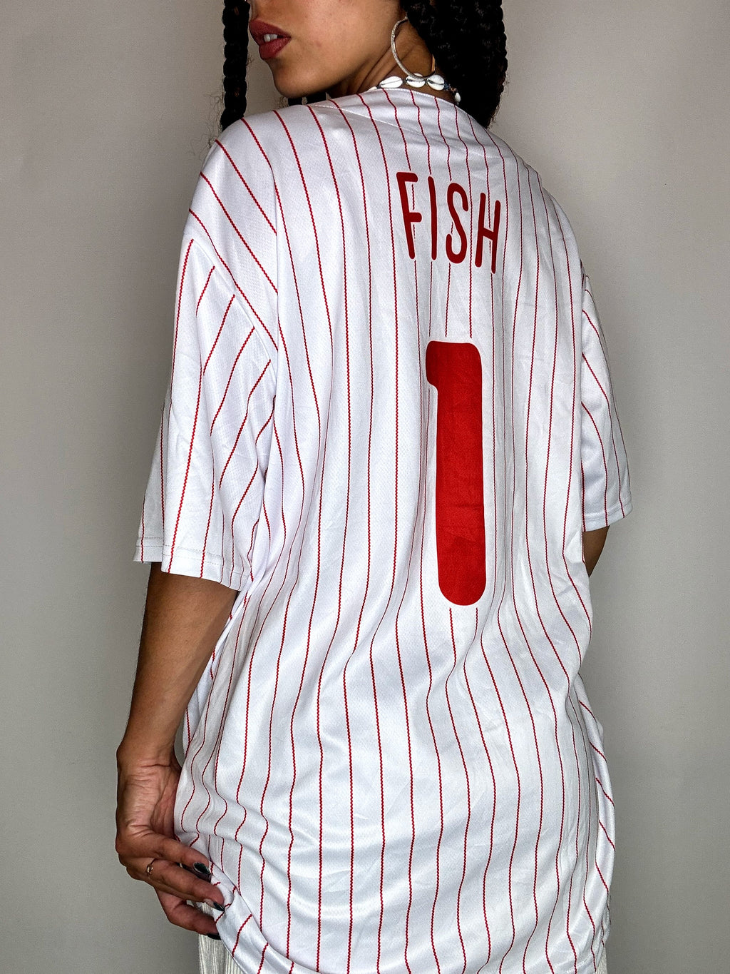 Vintage XL Schwarzes Baseballtrikot
