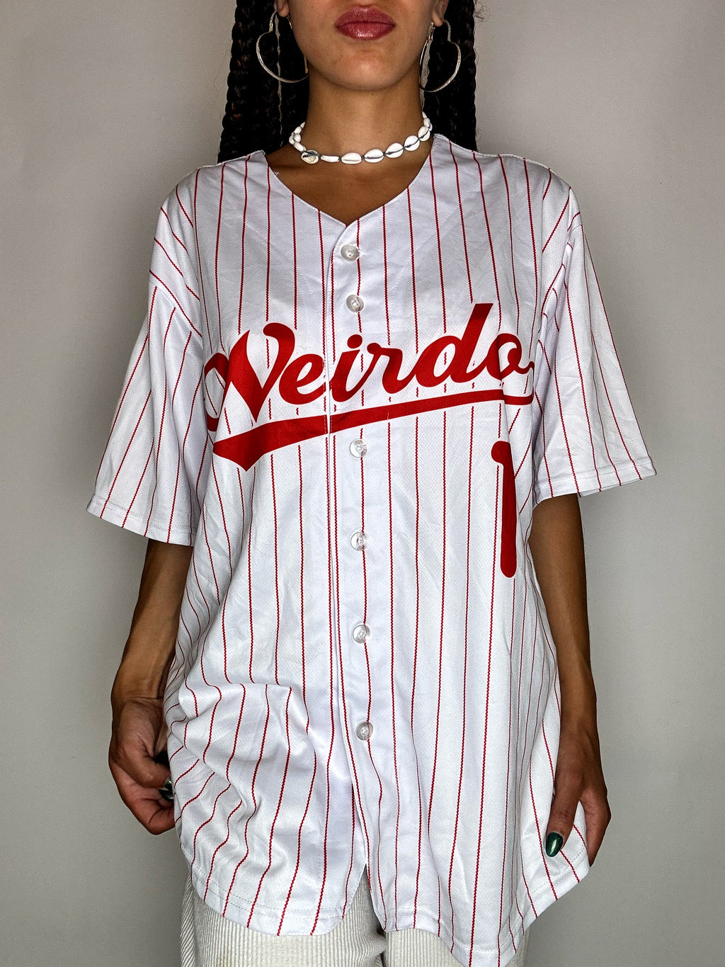 Vintage XL Schwarzes Baseballtrikot