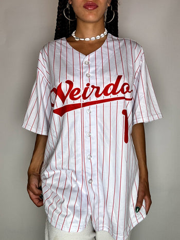 Vintage XL Schwarzes Baseballtrikot