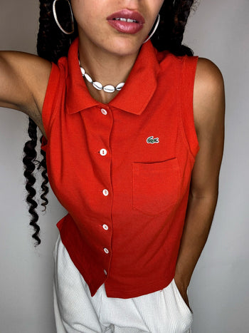 LACOSTE M vintage sky blue short-sleeved polo shirt