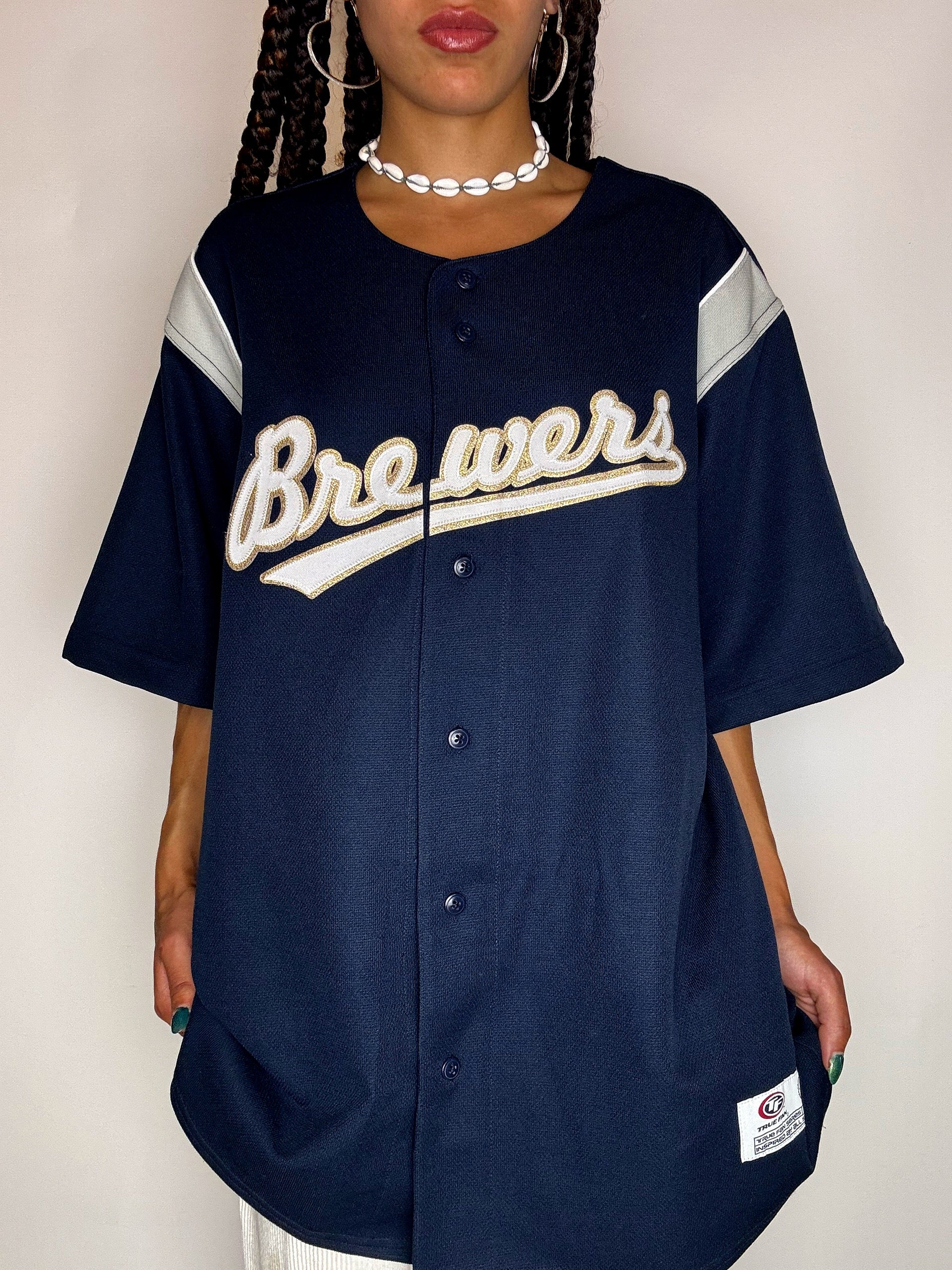 Maillot de Baseball marine L vintage