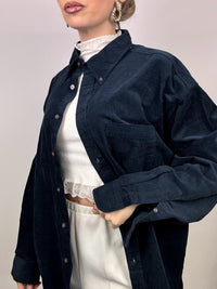 Vintage XL Marine Cordhemd
