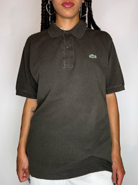 LACOSTE M Vintage himmelblaues Kurzarm-Poloshirt