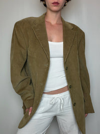 Blazer en velours côtelé moutarde t52 vintage