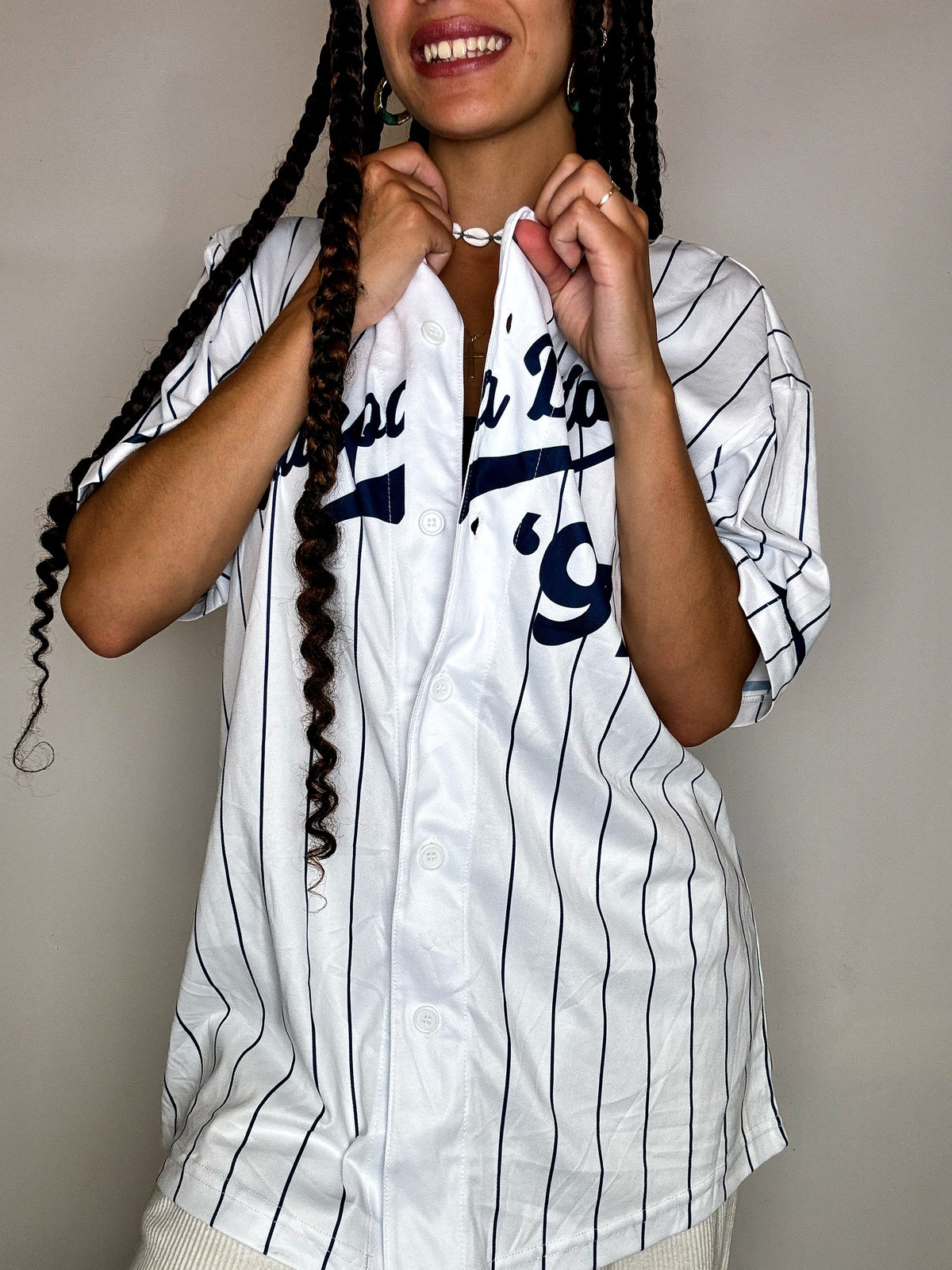 Maillot de Baseball blanc M vintage