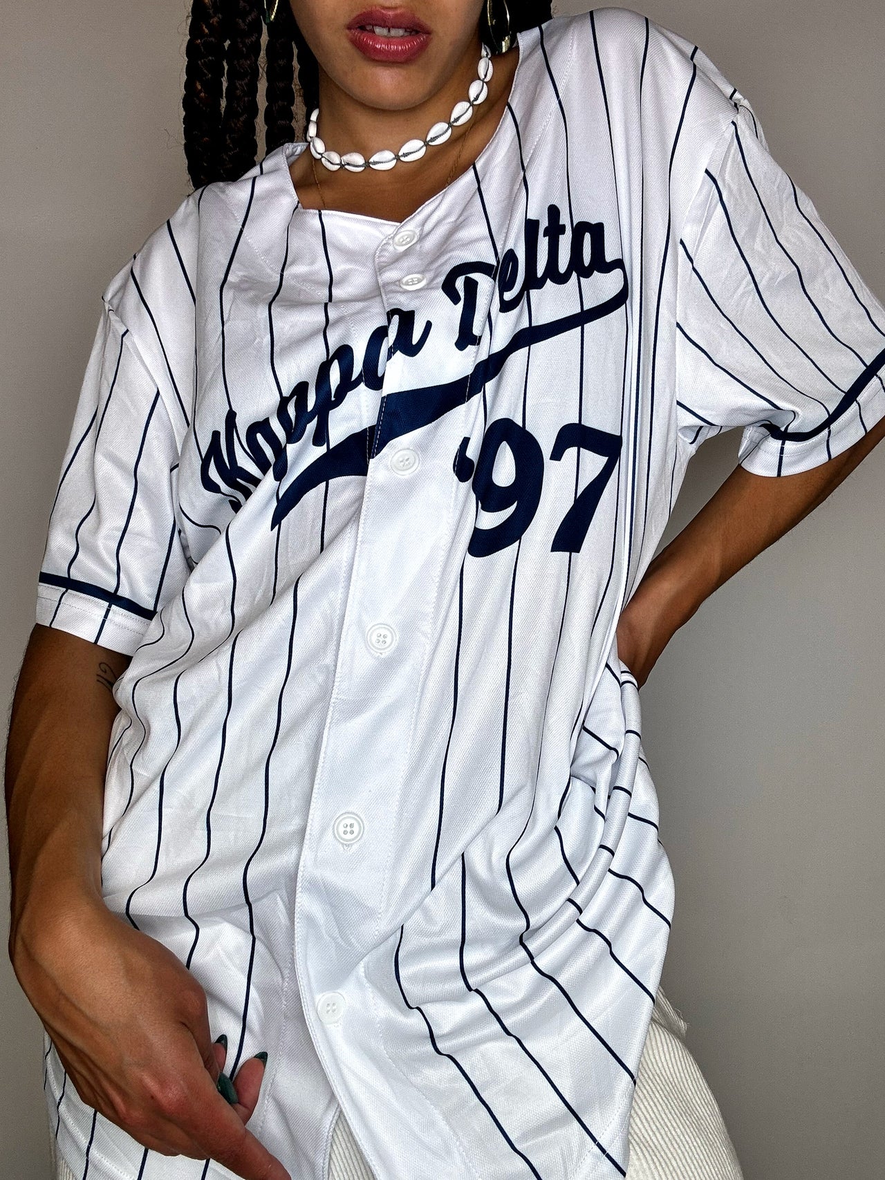 Vintage XL Schwarzes Baseballtrikot