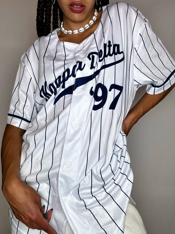 Vintage XL Schwarzes Baseballtrikot