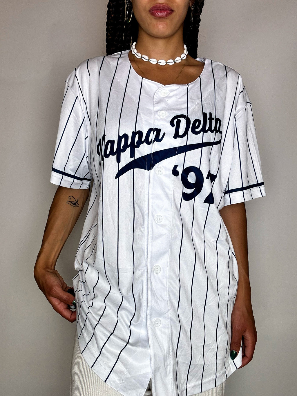 Vintage XL Schwarzes Baseballtrikot