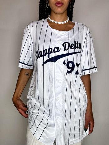 Vintage XL Schwarzes Baseballtrikot